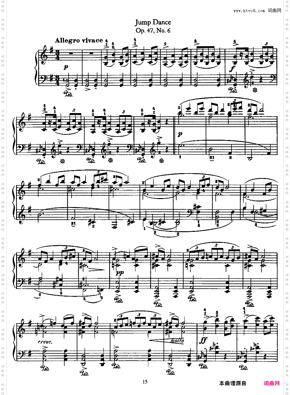 抒情小品集 Lyric Pieces 十卷Grieg op47 Lyric Pieces