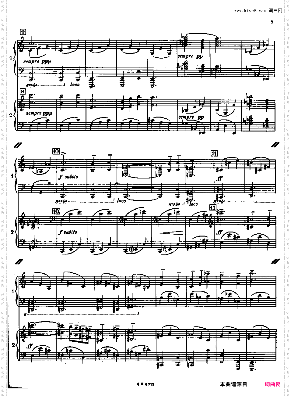 双钢琴奏鸣曲Sonata for Two Pianos