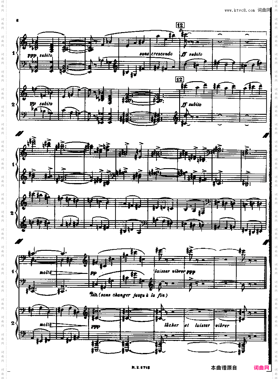 双钢琴奏鸣曲Sonata for Two Pianos