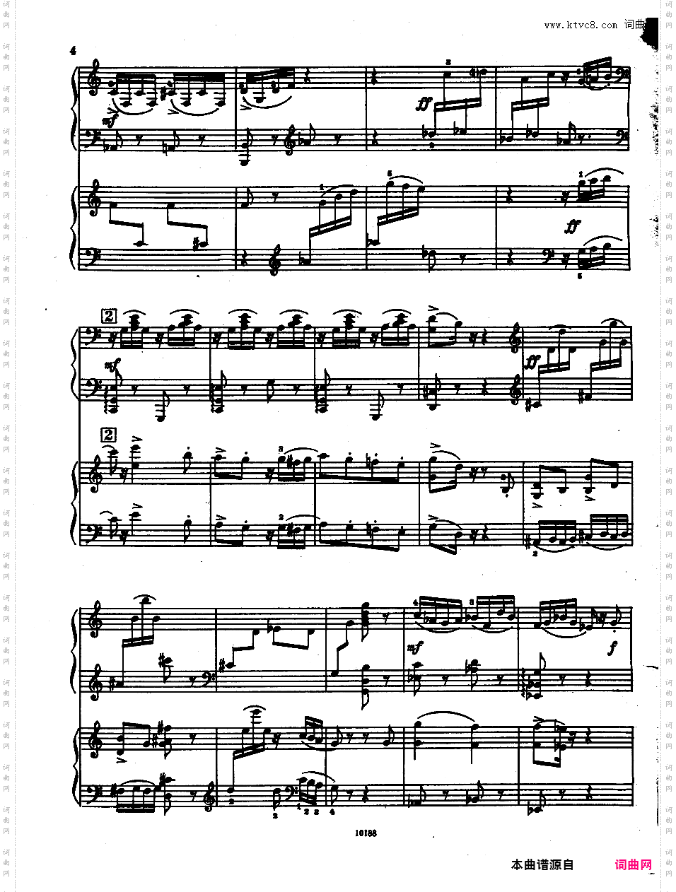 假面舞会随想曲 Capriccio d'après Le Bal Masqué - 双钢琴