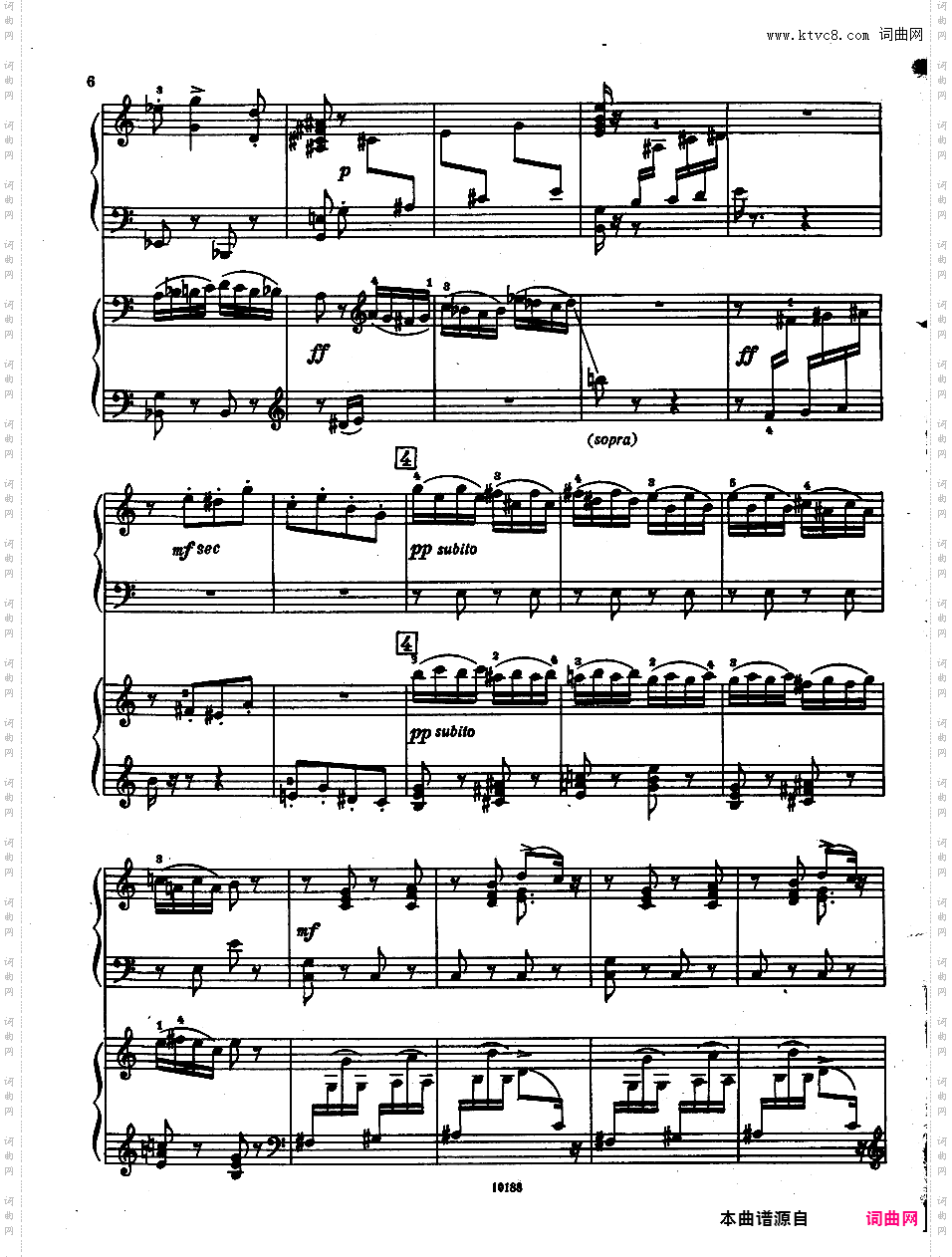 假面舞会随想曲 Capriccio d'après Le Bal Masqué - 双钢琴