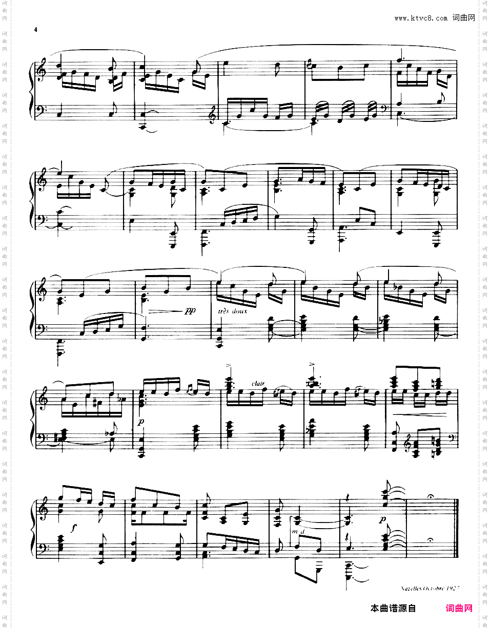 三首新事曲Trois Novelettes