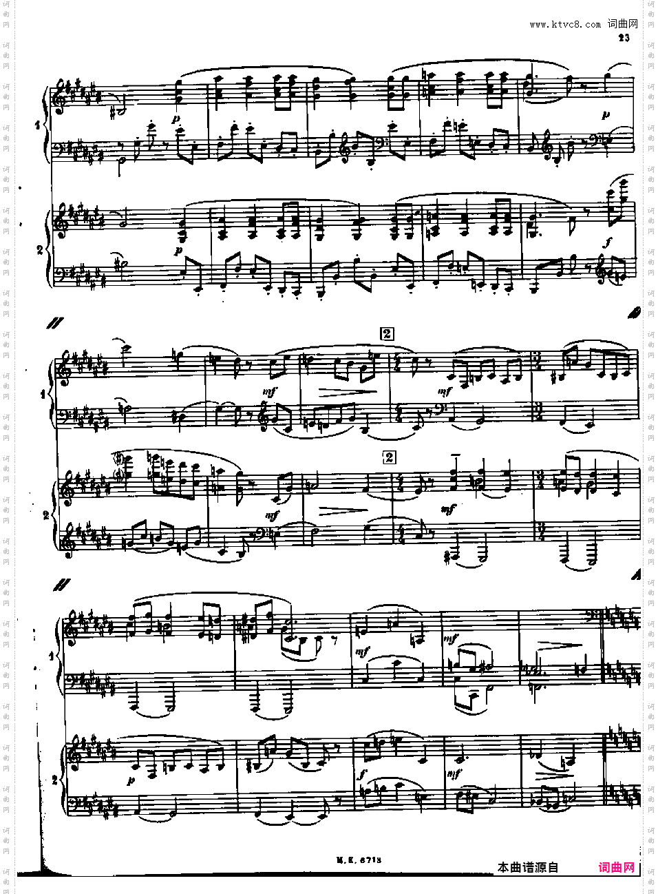 双钢琴奏鸣曲Sonata for Two Pianos