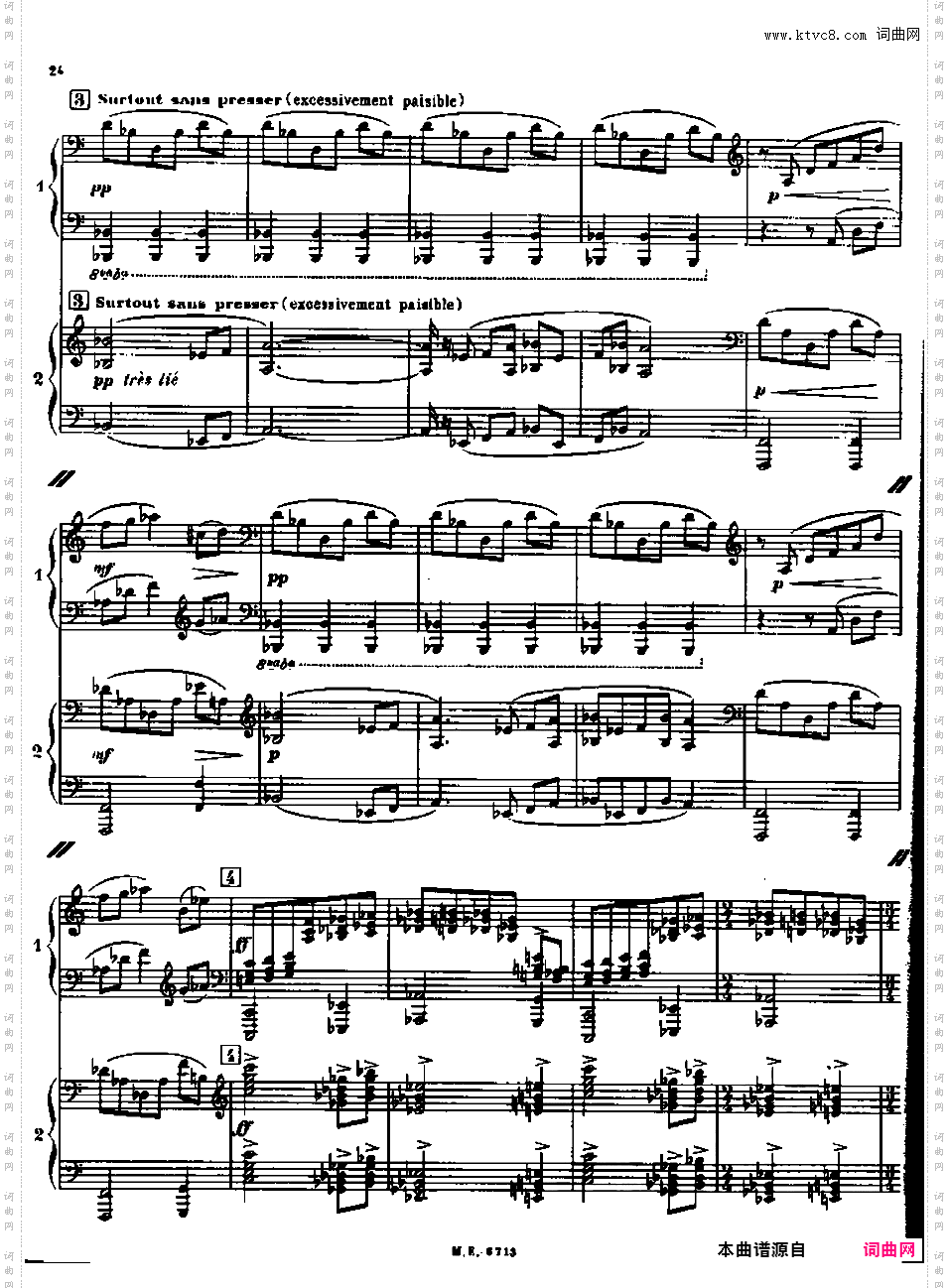 双钢琴奏鸣曲Sonata for Two Pianos