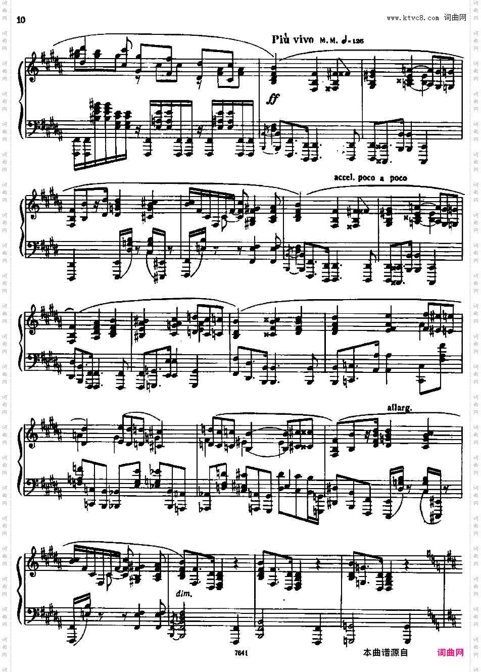 b小调幻想曲 Fantaisie in b Minor Op·28Scriabin op28 1900 Fantasy 版本二
