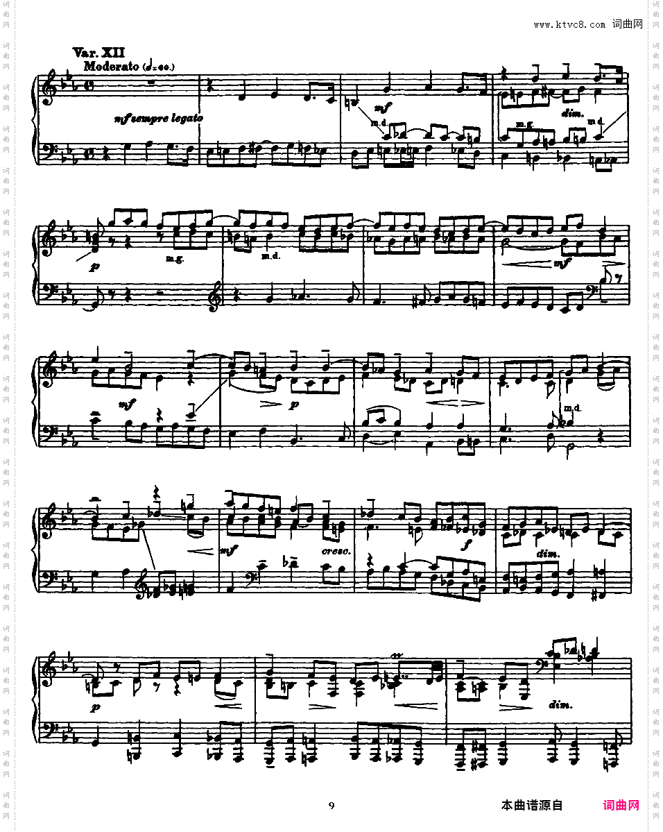 肖邦主题变奏曲 Op·22