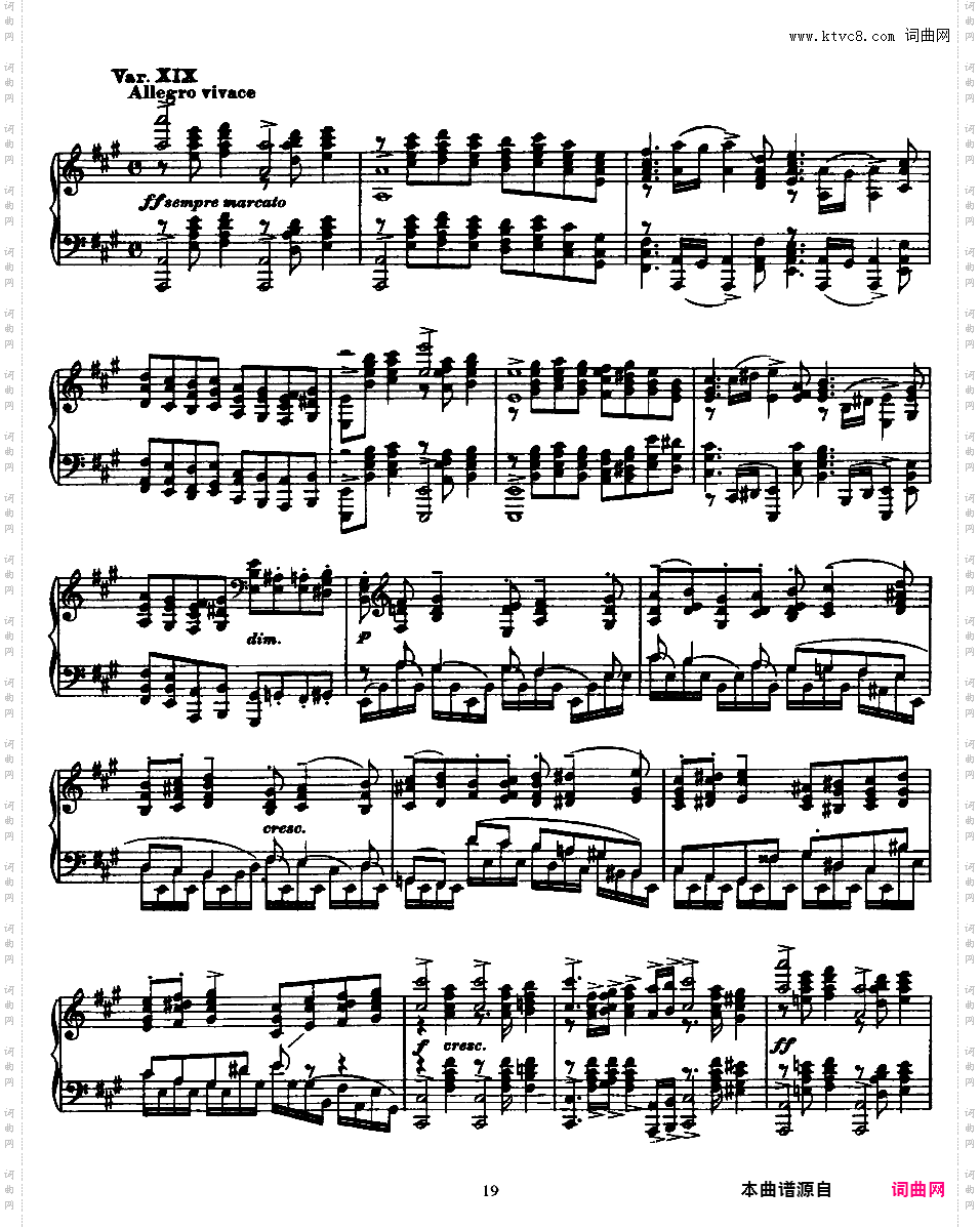 肖邦主题变奏曲 Op·22