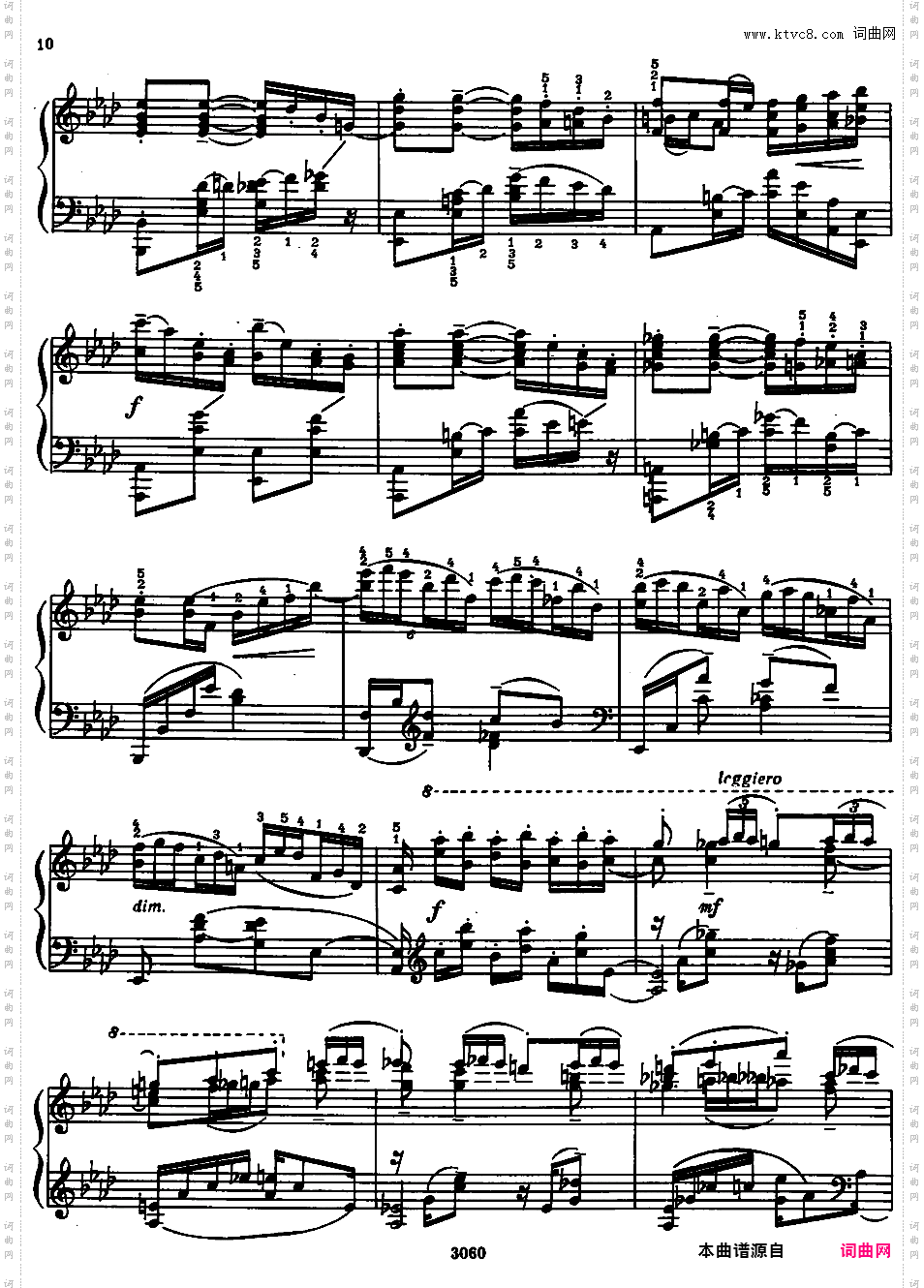 瓦西里·拉赫玛尼诺夫主题波尔卡 Polka De W·R·