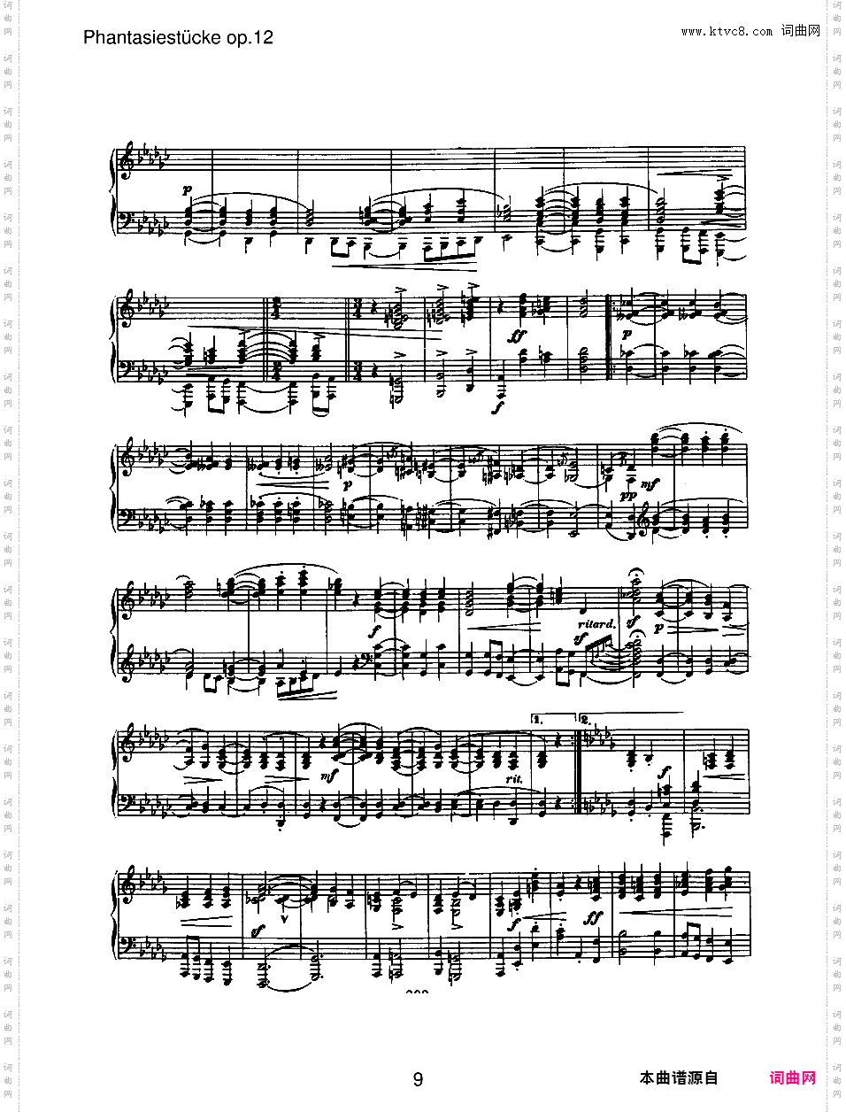 幻想小品集 Phantasiestücke Op·12