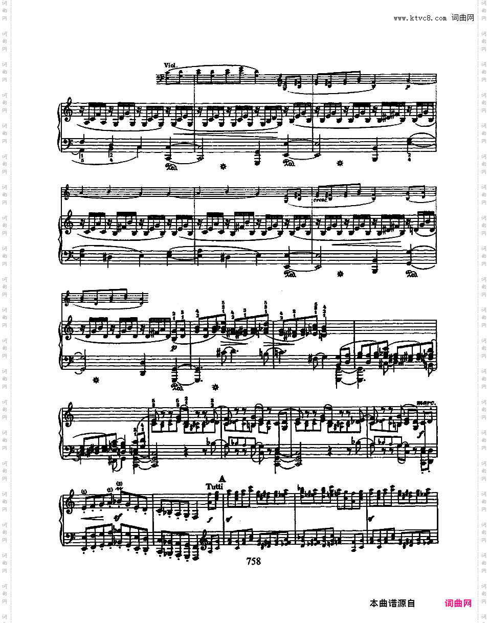 a小调钢琴协奏曲 Piano Concerto in a Minor Op·54