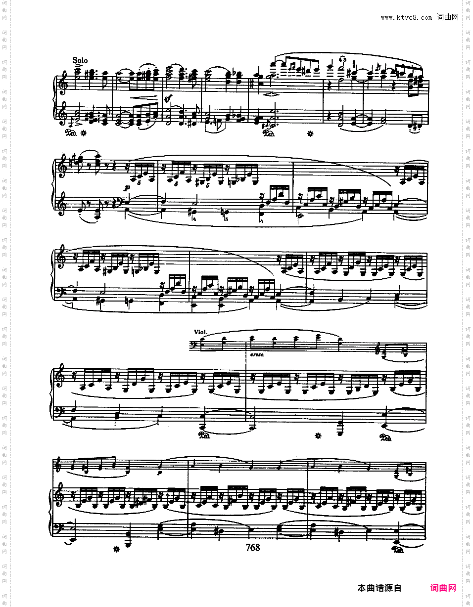 a小调钢琴协奏曲 Piano Concerto in a Minor Op·54