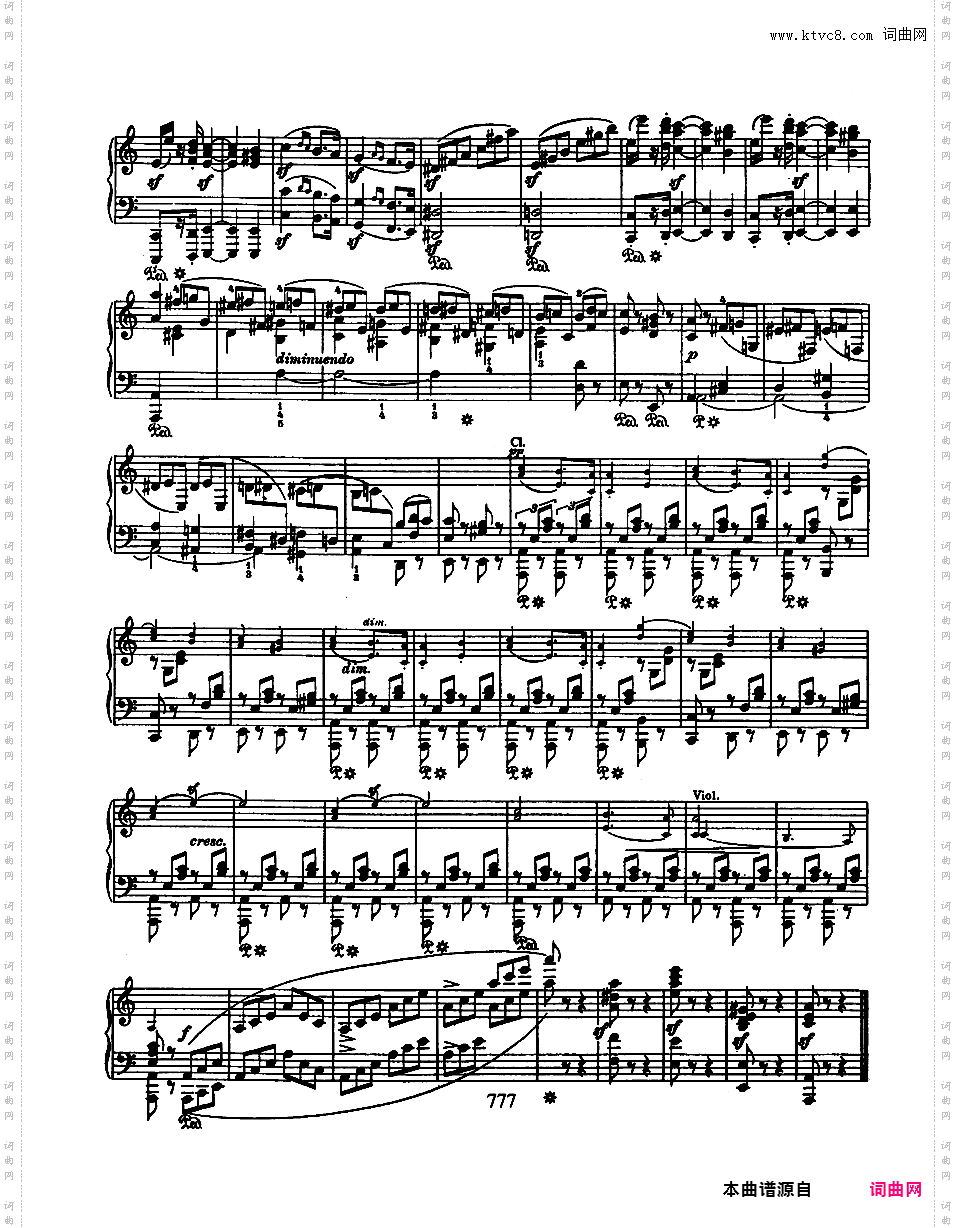 a小调钢琴协奏曲 Piano Concerto in a Minor Op·54