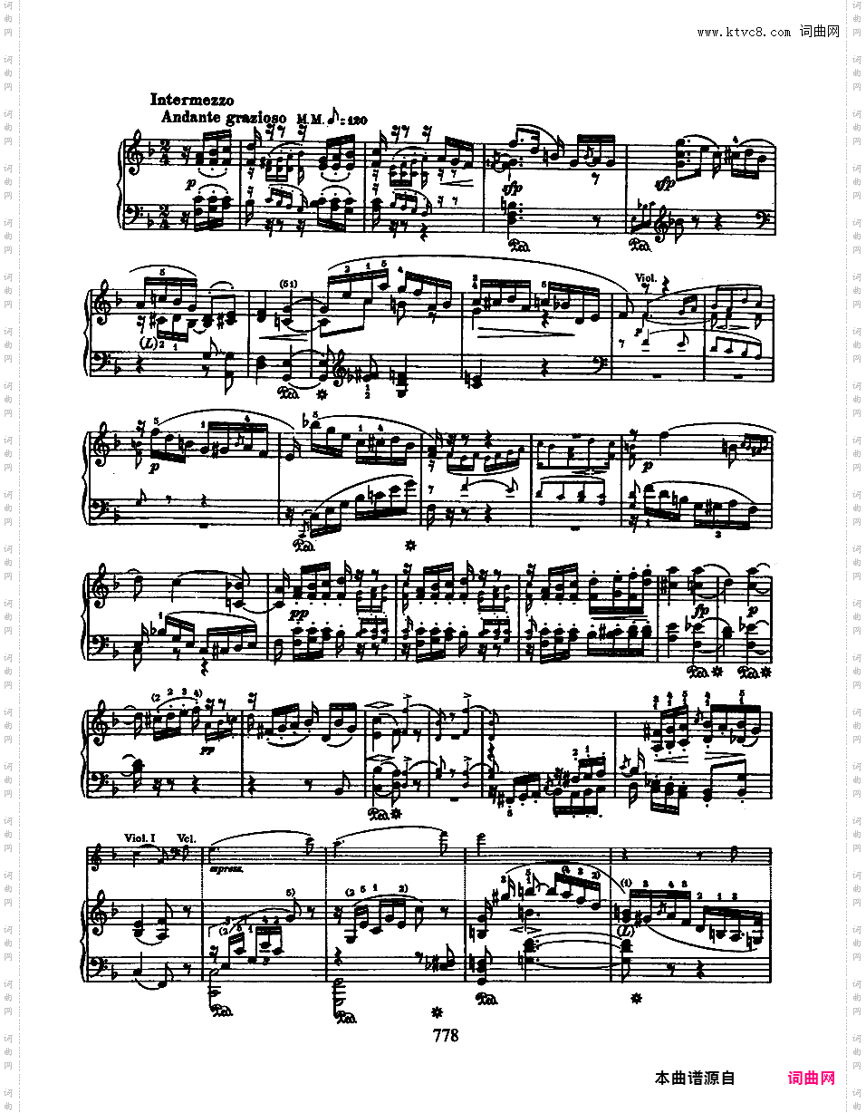 a小调钢琴协奏曲 Piano Concerto in a Minor Op·54