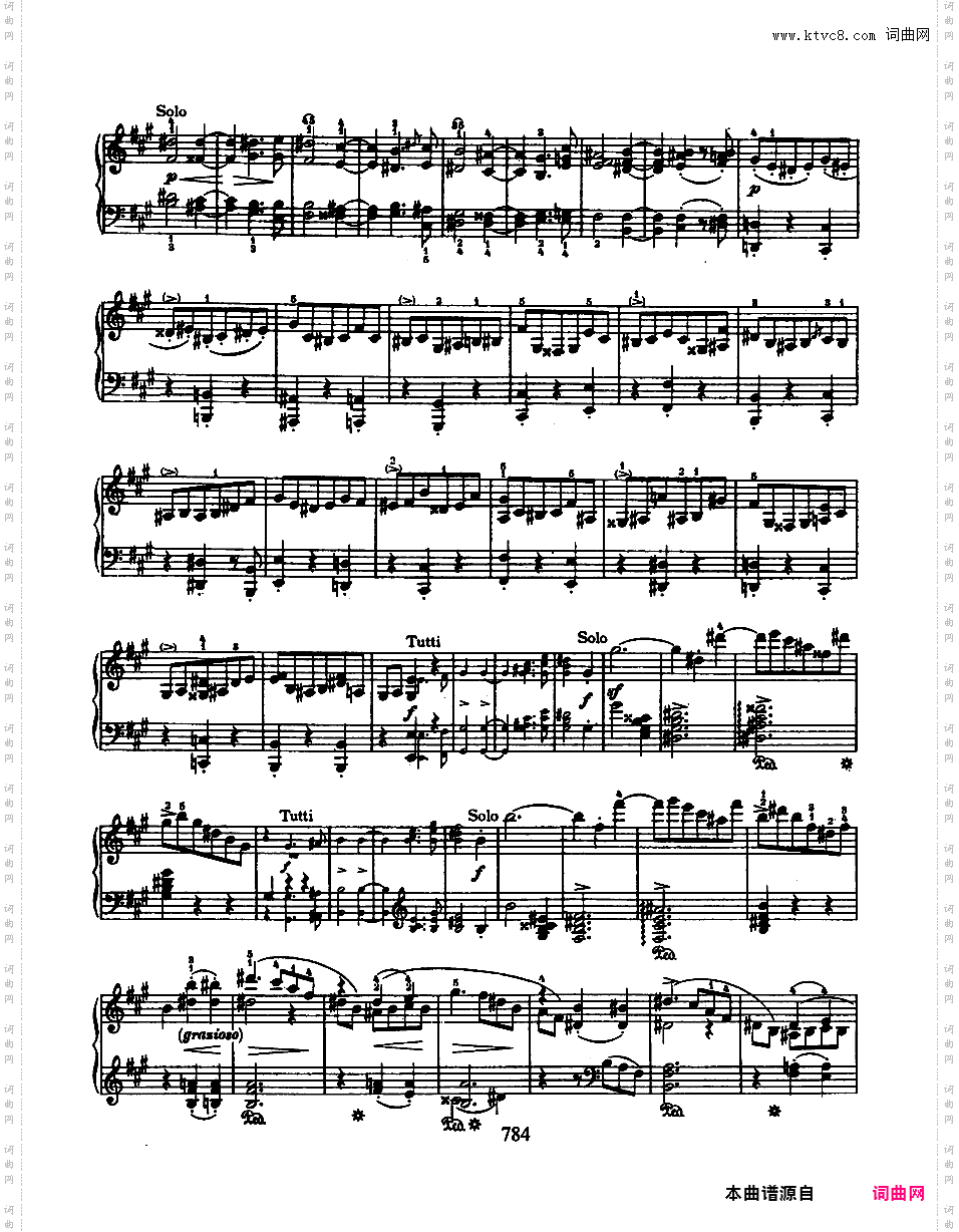 a小调钢琴协奏曲 Piano Concerto in a Minor Op·54