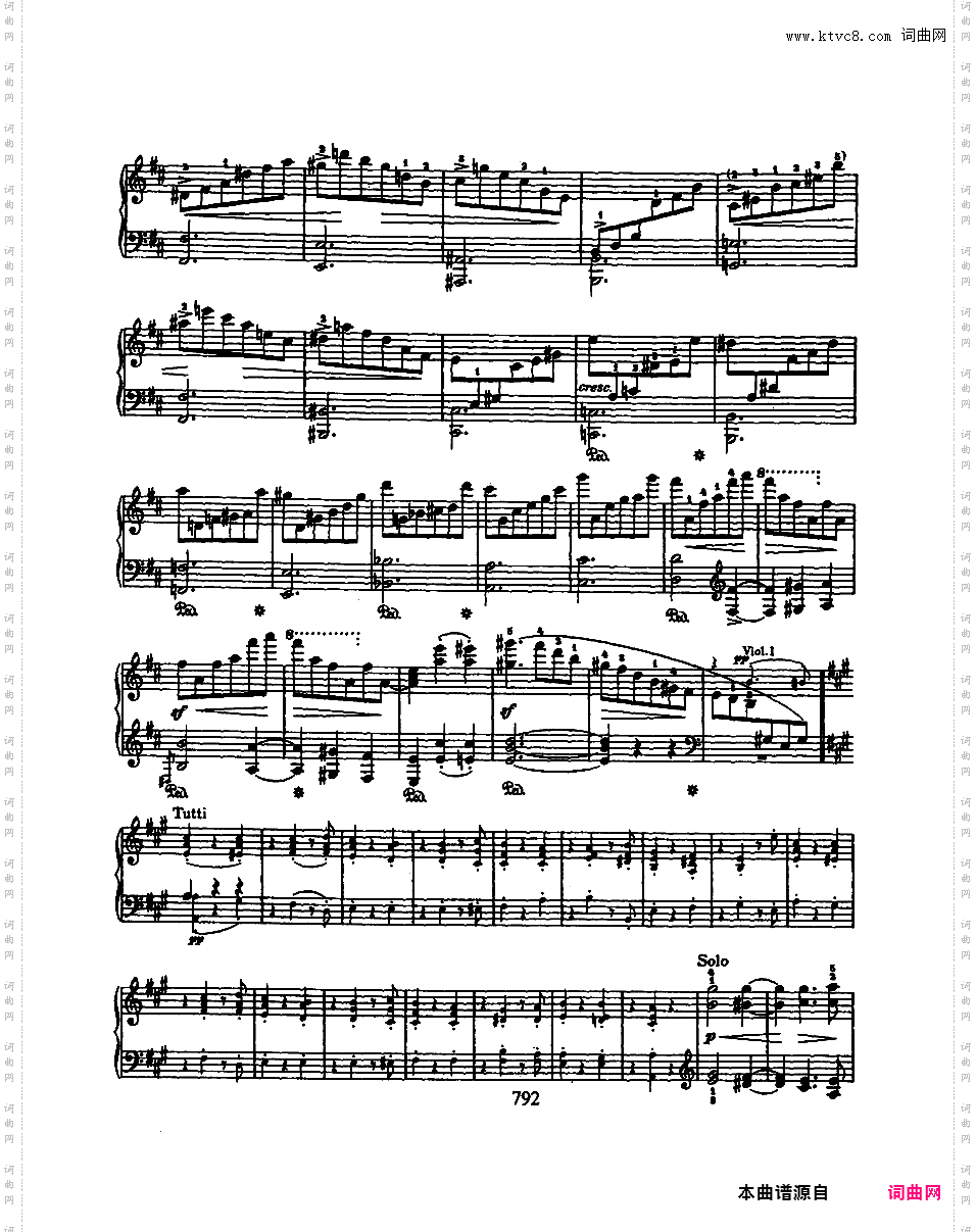 a小调钢琴协奏曲 Piano Concerto in a Minor Op·54