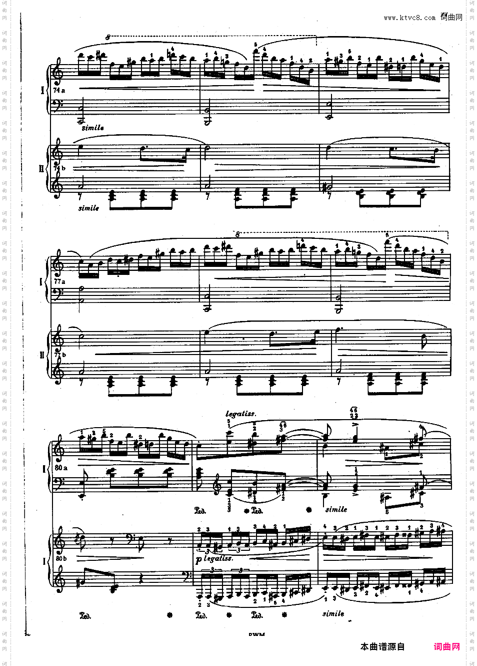 C大调双钢琴回旋曲 Op·73Chopin op73b Rondo in C two pianos双钢琴版