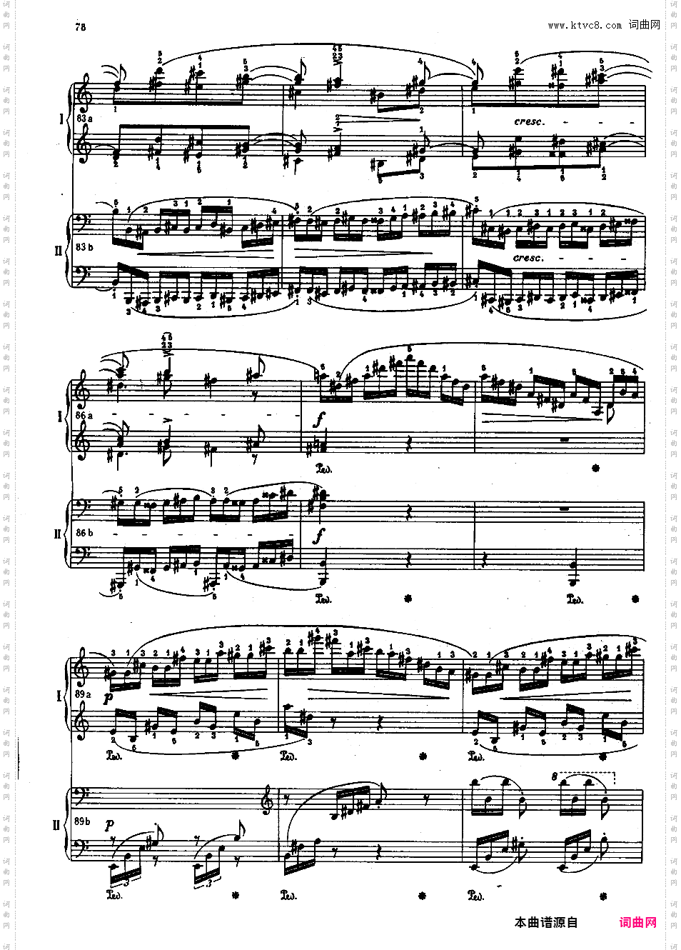 C大调双钢琴回旋曲 Op·73Chopin op73b Rondo in C two pianos双钢琴版