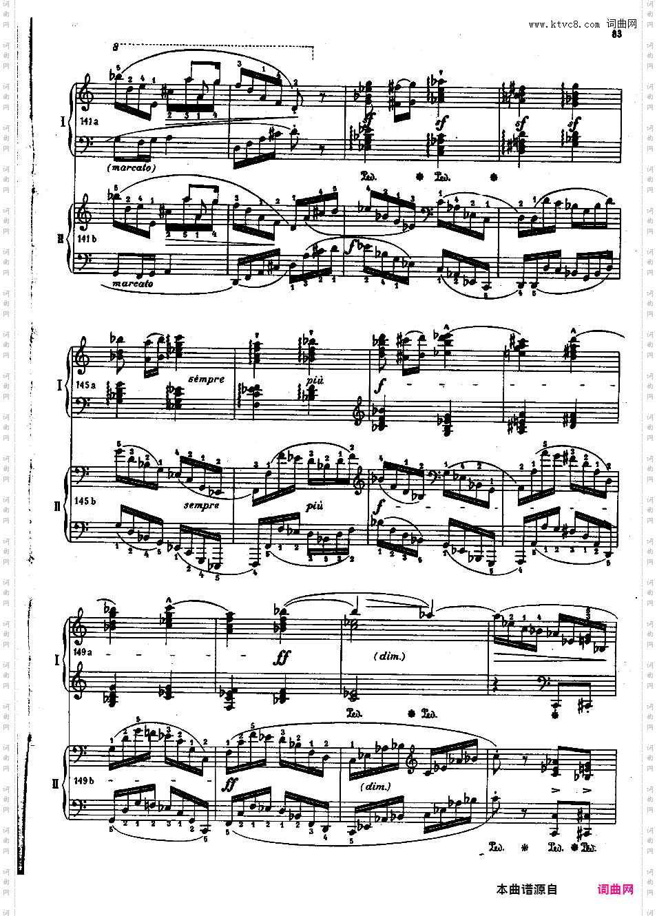 C大调双钢琴回旋曲 Op·73Chopin op73b Rondo in C two pianos双钢琴版