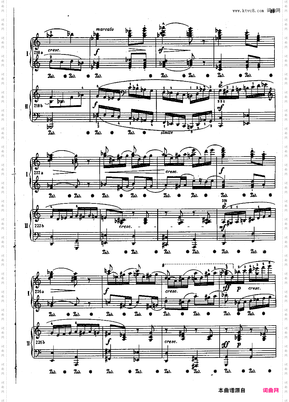 C大调双钢琴回旋曲 Op·73Chopin op73b Rondo in C two pianos双钢琴版