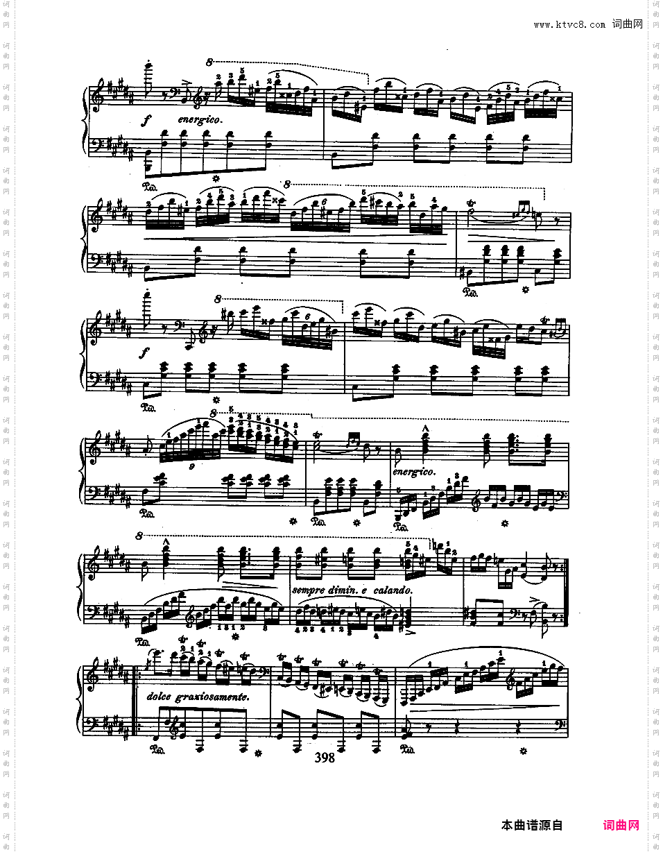 波兰舞曲集无编号Op·posthChopin op·post Polonaise in g#