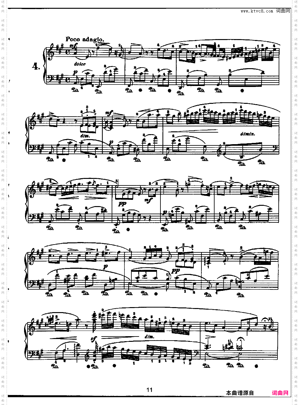 A大调第四号夜曲