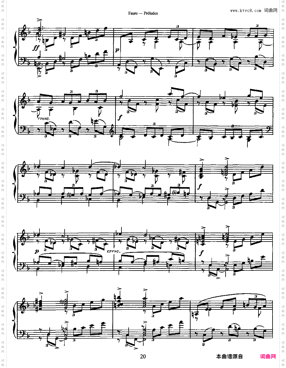 9首前奏曲 9 Preludes Op·103