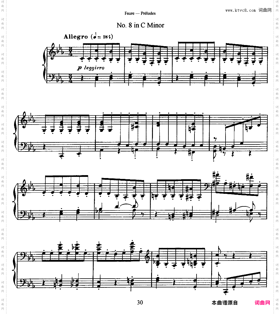 9首前奏曲 9 Preludes Op·103