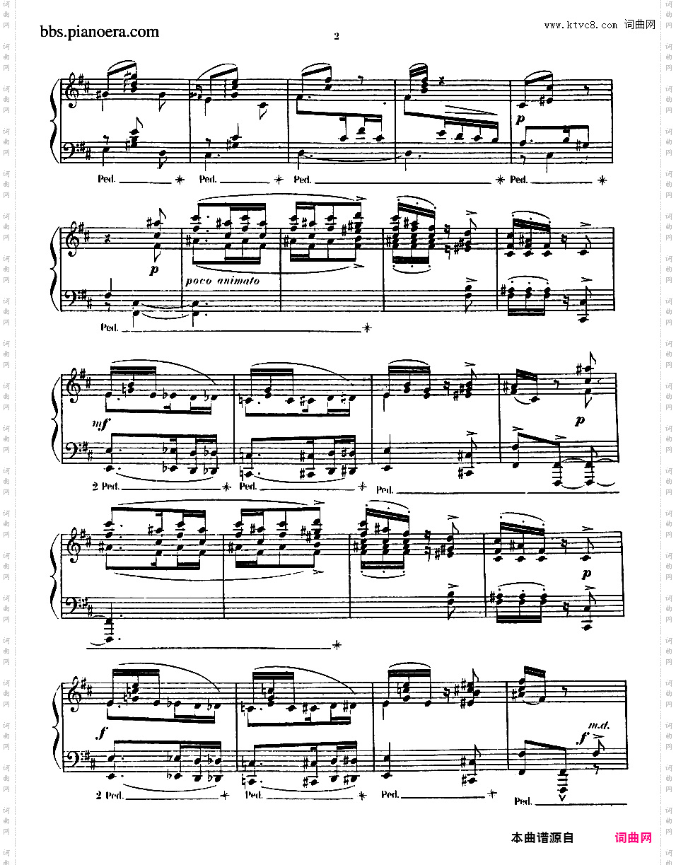 6首无词歌 6 Romances Sans Paroles Op·76