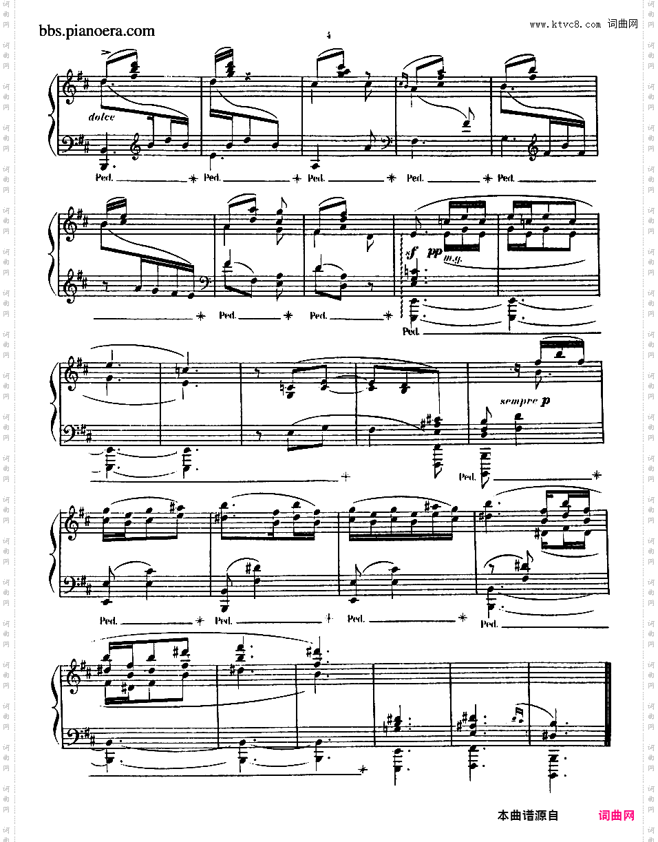 6首无词歌 6 Romances Sans Paroles Op·76