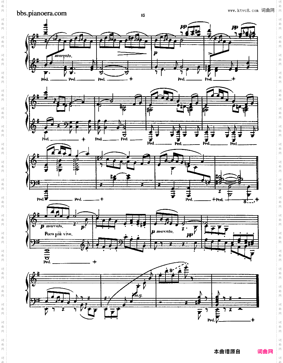 6首无词歌 6 Romances Sans Paroles Op·76