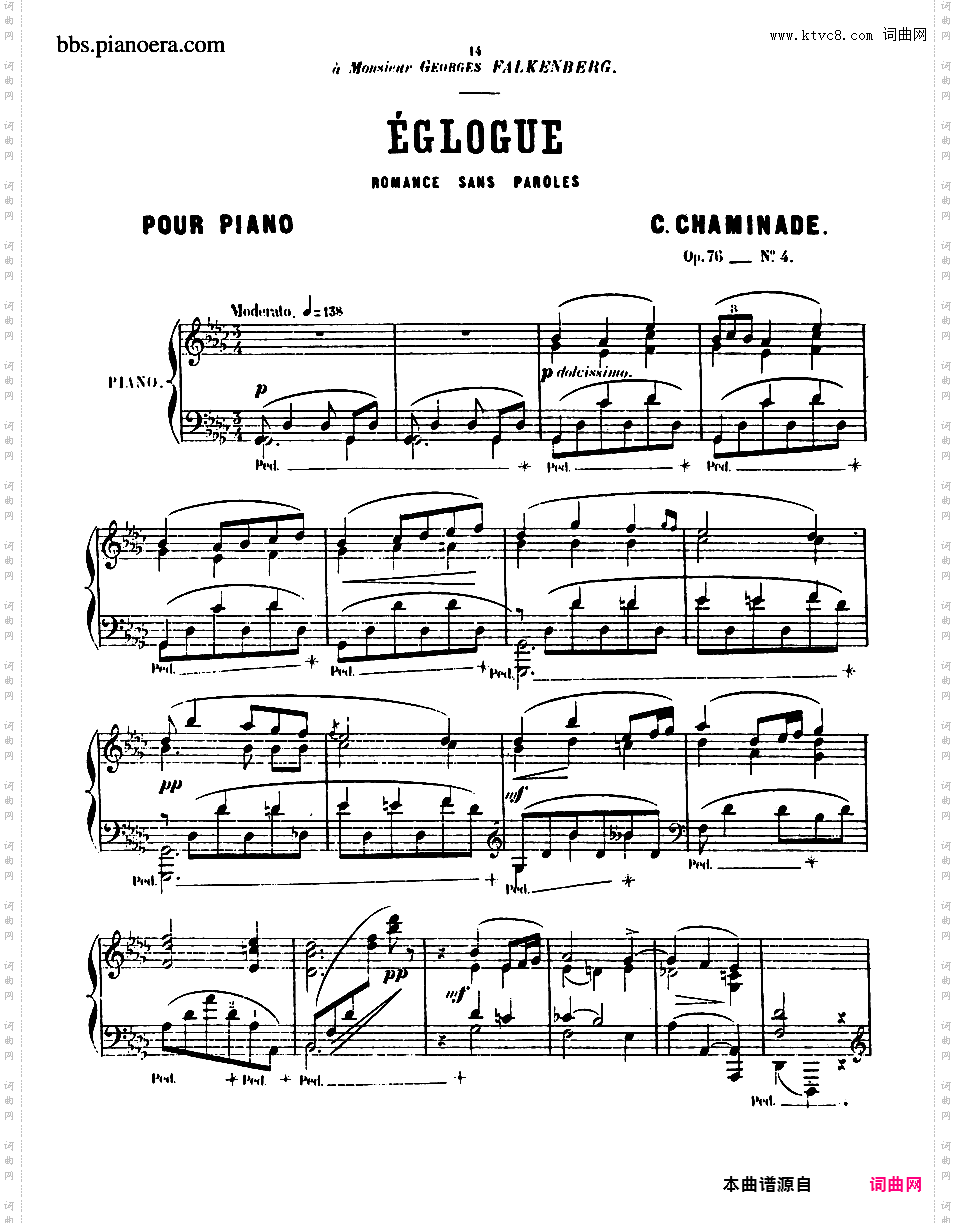 6首无词歌 6 Romances Sans Paroles Op·76