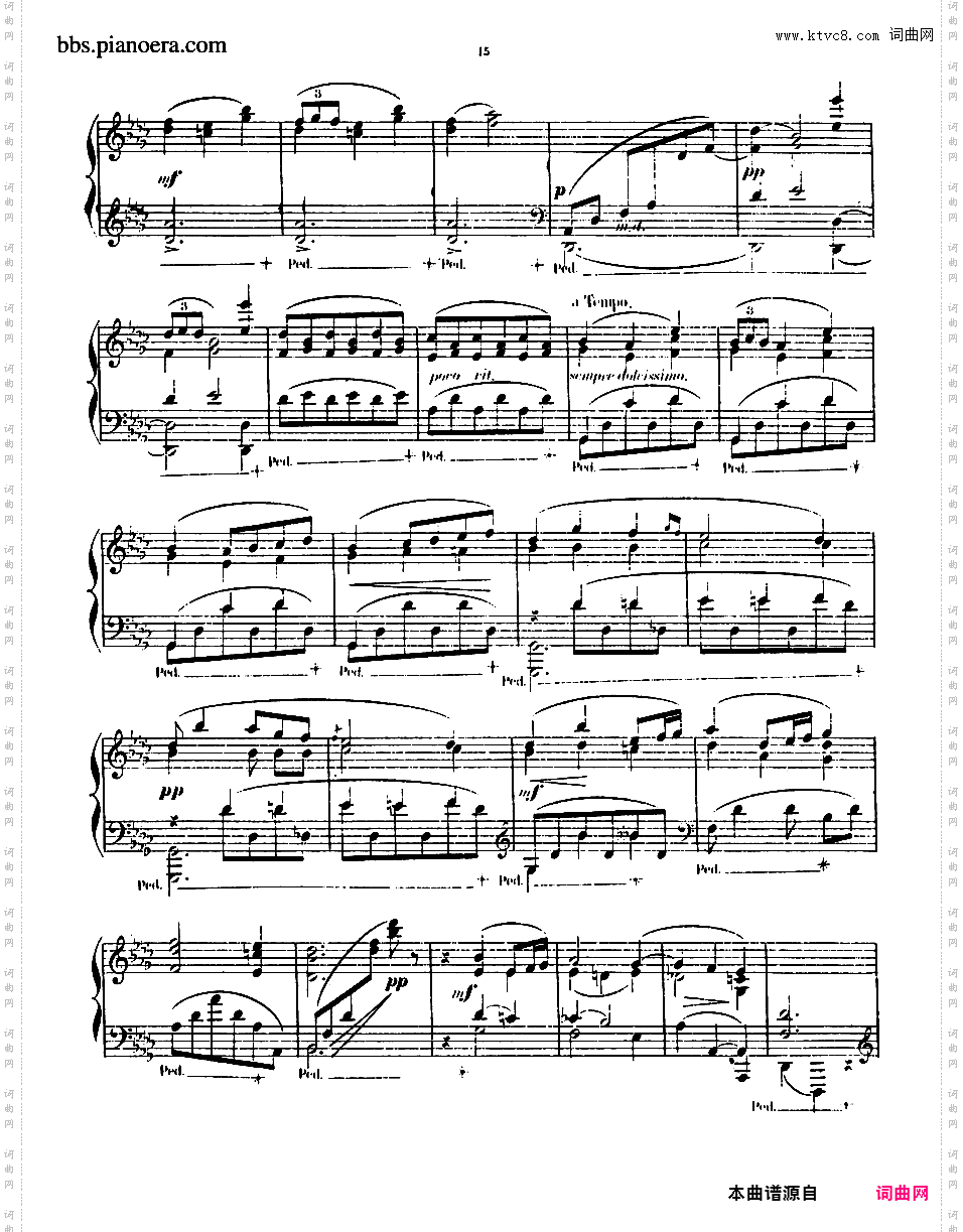 6首无词歌 6 Romances Sans Paroles Op·76