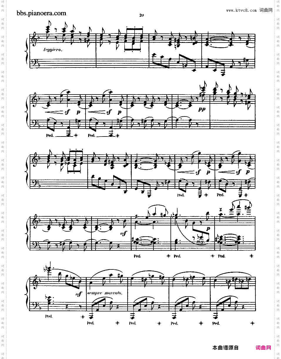 6首无词歌 6 Romances Sans Paroles Op·76