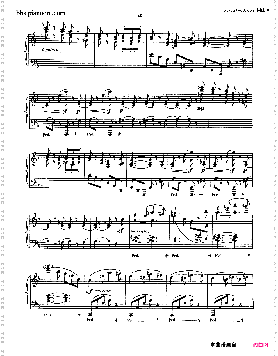 6首无词歌 6 Romances Sans Paroles Op·76