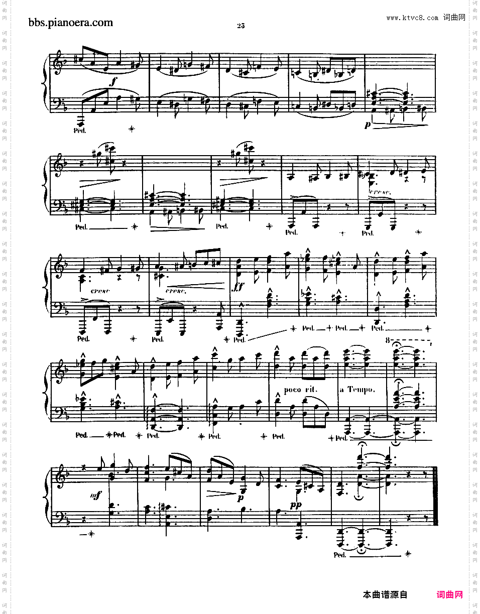 6首无词歌 6 Romances Sans Paroles Op·76