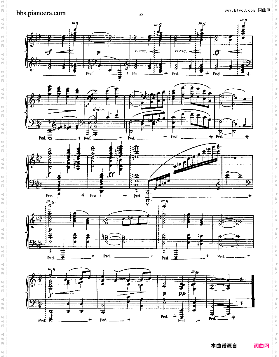 6首无词歌 6 Romances Sans Paroles Op·76