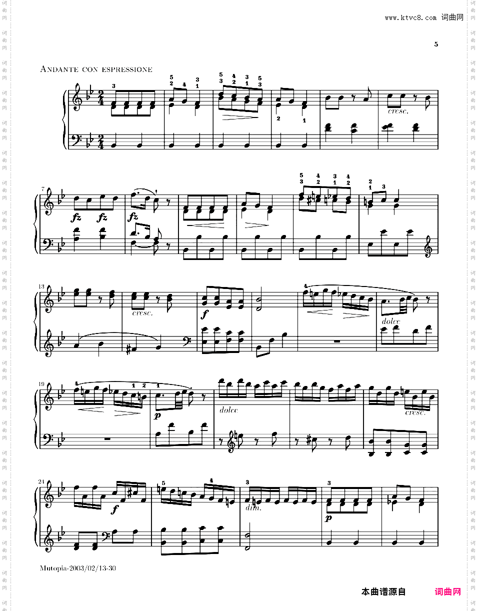 奏鸣曲集Clementi op36n4 Sonatina #4