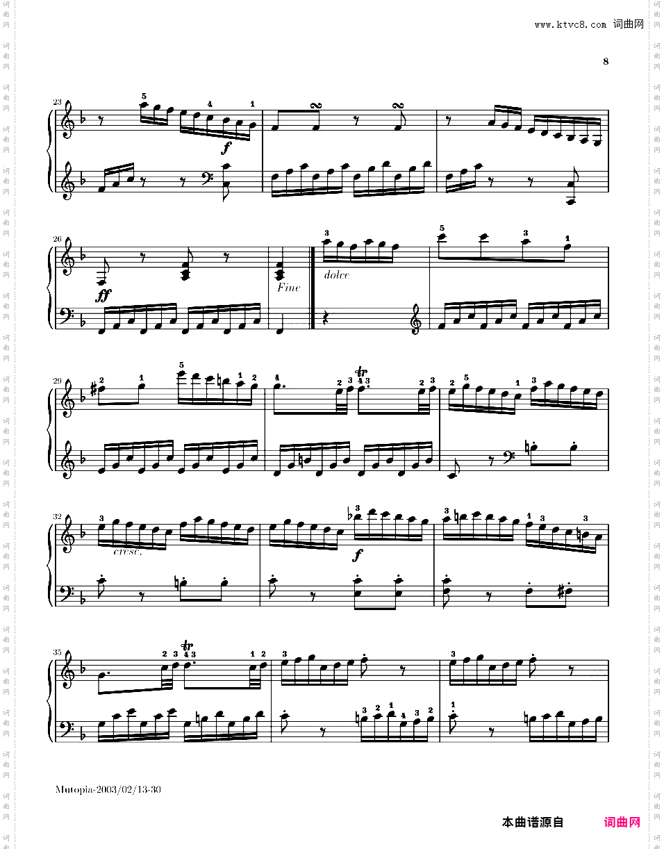 奏鸣曲集Clementi op36n4 Sonatina #4