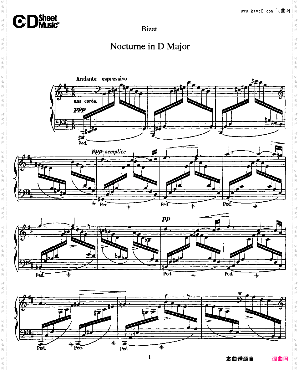 D大调第二号夜曲 Nocturne no·2 in D Major