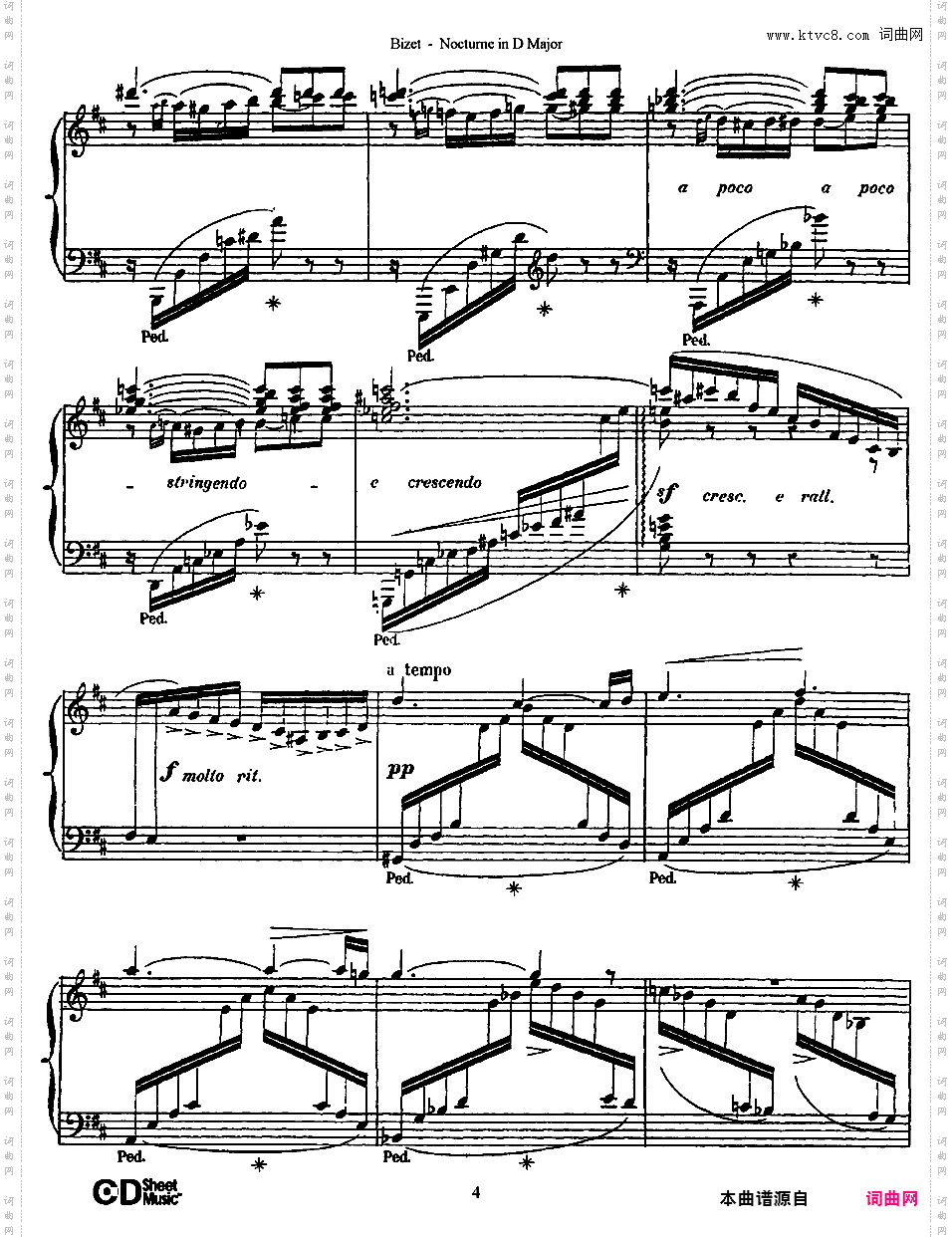 D大调第二号夜曲 Nocturne no·2 in D Major