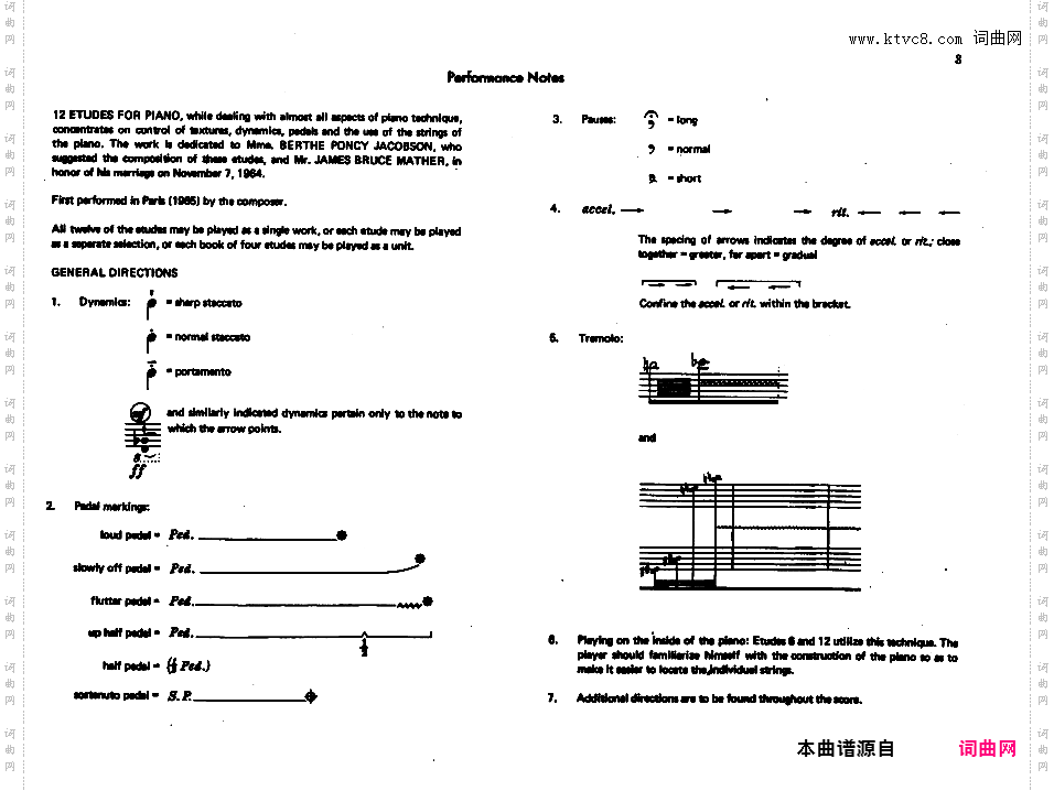 12首钢琴练习曲 12 Etudes for Piano