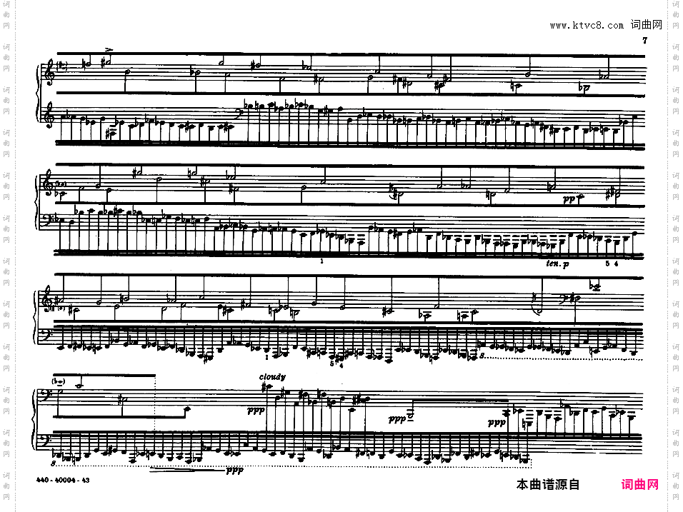 12首钢琴练习曲 12 Etudes for Piano