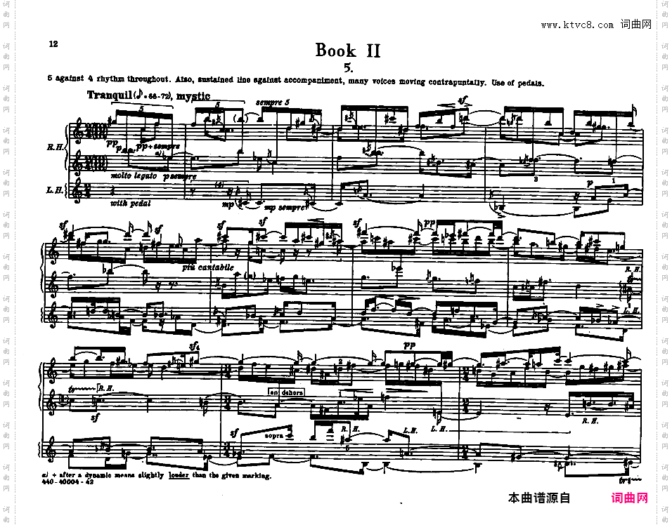 12首钢琴练习曲 12 Etudes for Piano