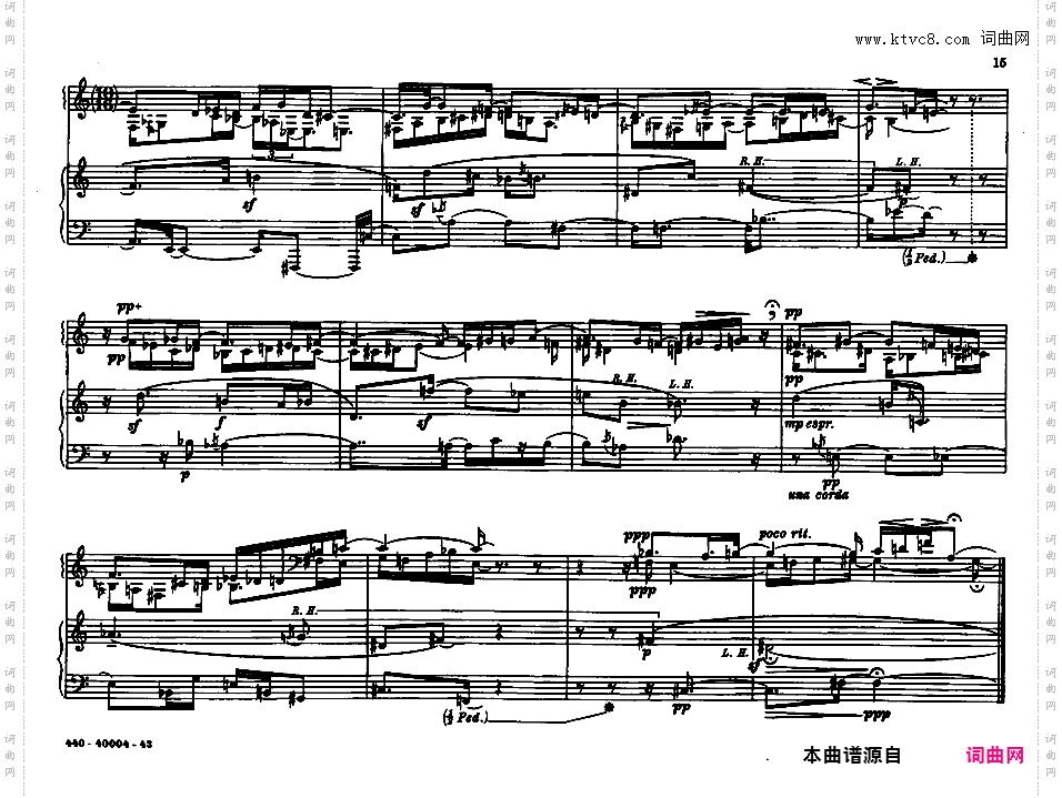 12首钢琴练习曲 12 Etudes for Piano