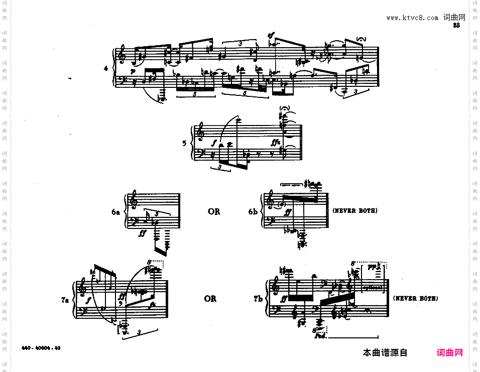 12首钢琴练习曲 12 Etudes for Piano