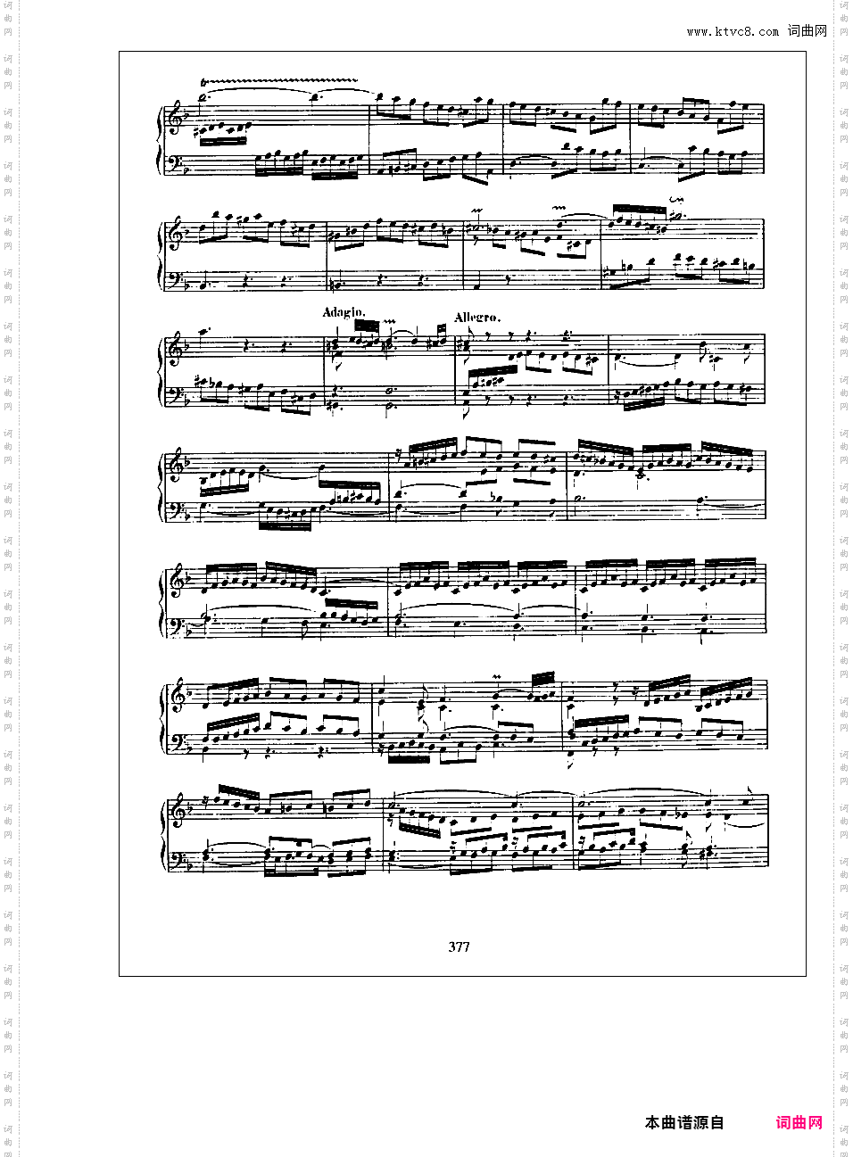 英国组曲 English Suites BWV 806-811English Suite No 6 in d, BWV 811