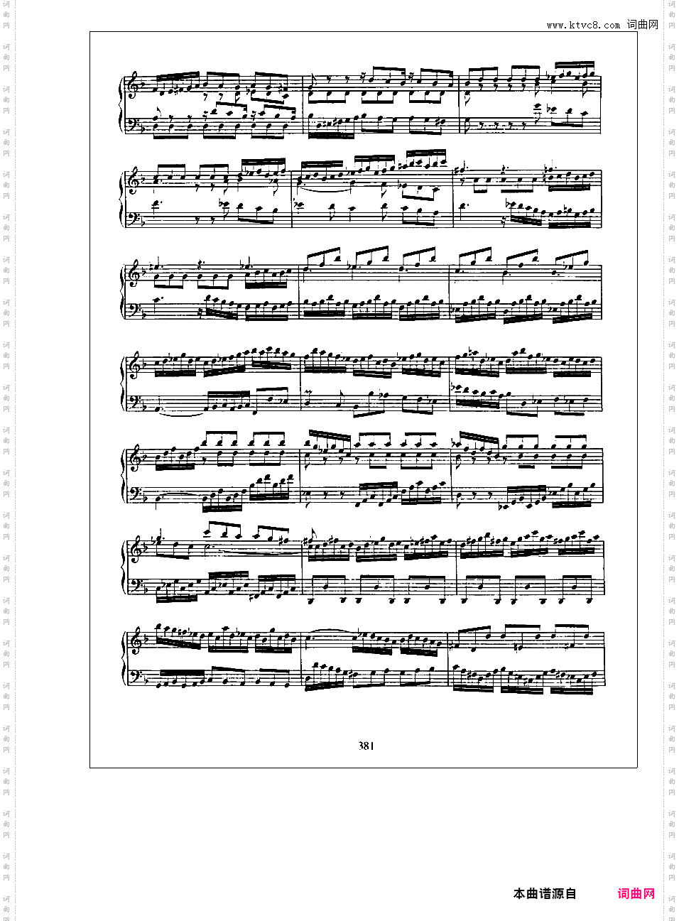 英国组曲 English Suites BWV 806-811English Suite No 6 in d, BWV 811