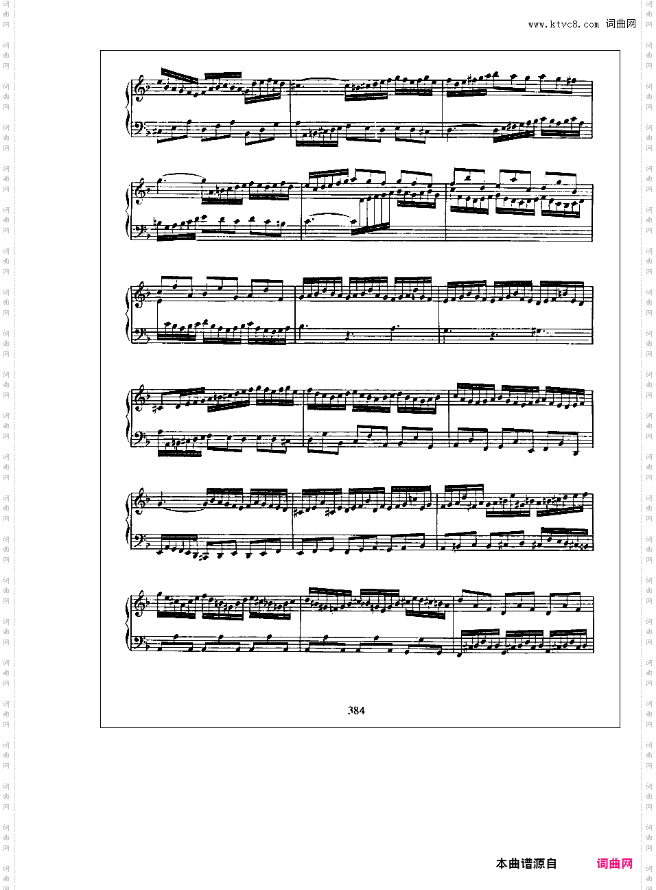 英国组曲 English Suites BWV 806-811English Suite No 6 in d, BWV 811