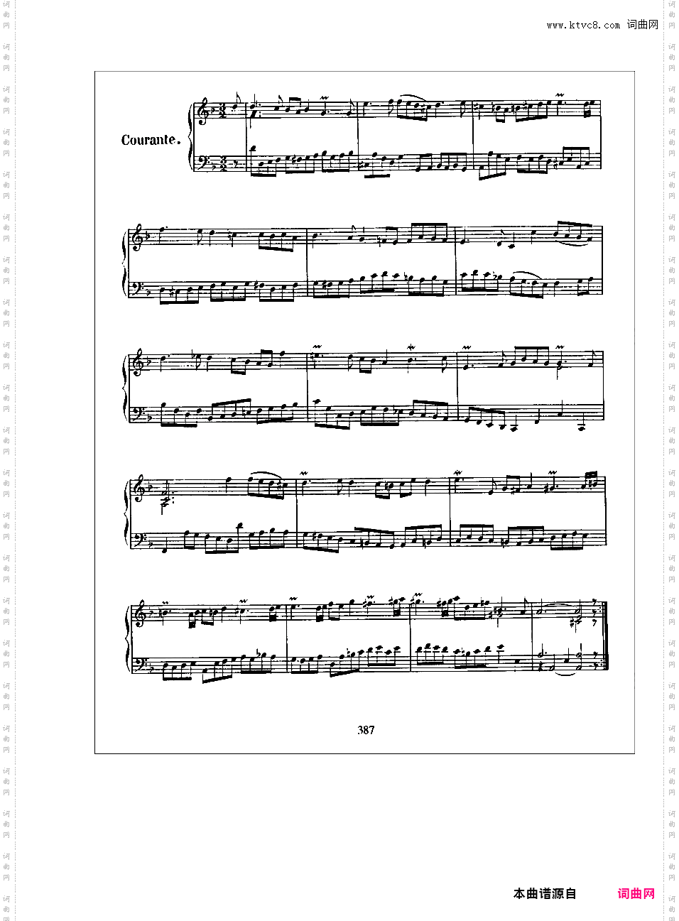 英国组曲 English Suites BWV 806-811English Suite No 6 in d, BWV 811