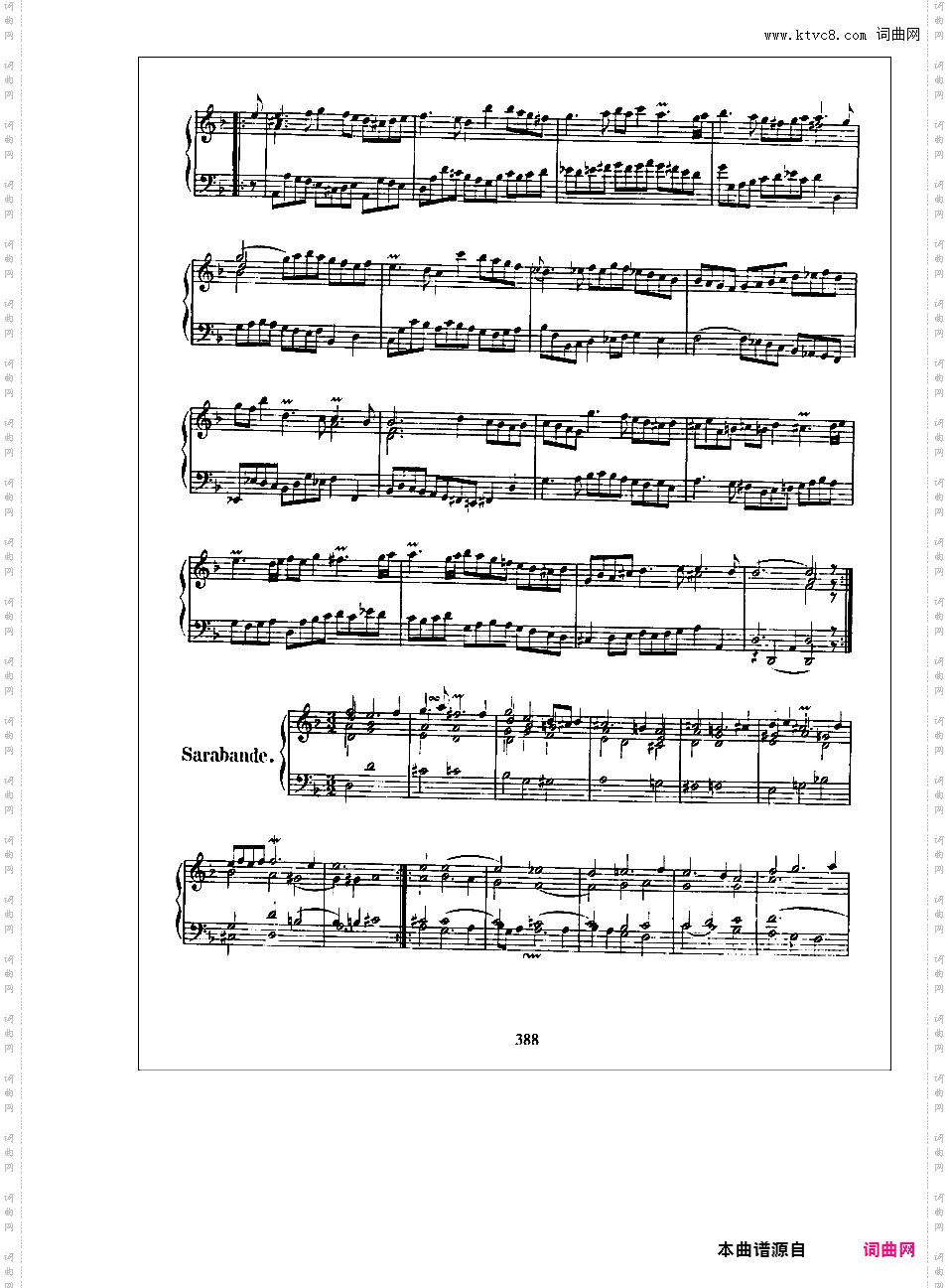 英国组曲 English Suites BWV 806-811English Suite No 6 in d, BWV 811